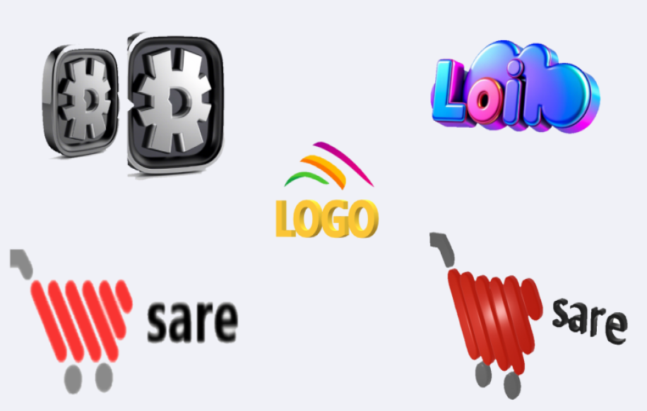 تحويل الشعارات الى 3D